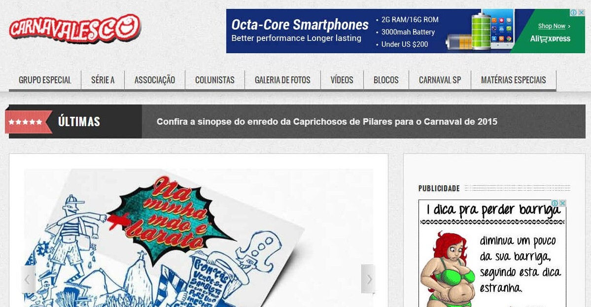 Galeria do Samba - Confira a sinopse do enredo da Caprichosos de